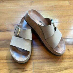 Birkenstock Papillio Almina Leather Sandals Size 38 Med/Narrow